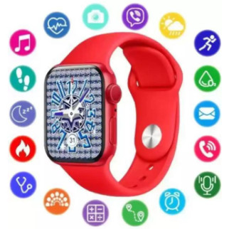 Смарт-годинник NB-PLUS Red, Живи в кольорі, заряджай бездротово! - Інтернет-магазин спільних покупок ToGether