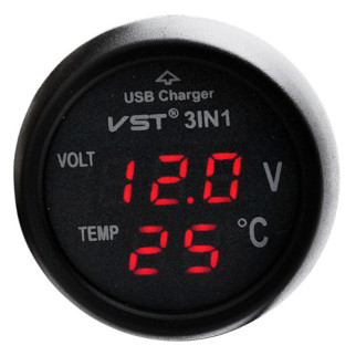 Термометр-вольтметр VST-706-1, Компактний помічник для вашого авто! - Інтернет-магазин спільних покупок ToGether