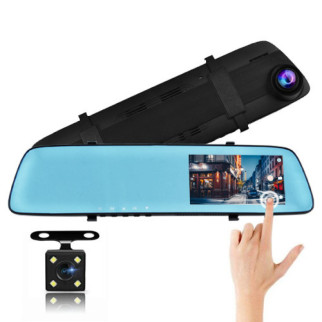 Автомобільний відеореєстратор-дзеркало L-9003,  Підтримкою 1080P і Двома Камерами - Інтернет-магазин спільних покупок ToGether