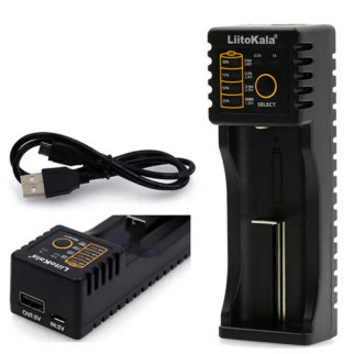 Зарядний пристрій LiitoKala Lii-100, універсальний, 14500/16340/18650/26650, USB,  sale - Інтернет-магазин спільних покупок ToGether