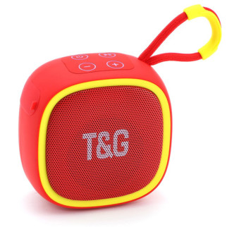 Блютуз колонка портативна з функцією радіо Bluetooth акустична система Speakerphone TG659 Red - Інтернет-магазин спільних покупок ToGether