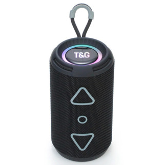 Блютуз колонка портативна чорна з об'ємним звучанням та підсвічуванням TG656 Black Harmony - Інтернет-магазин спільних покупок ToGether