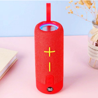 Компактна блютуз колонка з функцією радіо та гучним зв'язком червона TG619C speakerphone red - Інтернет-магазин спільних покупок ToGether
