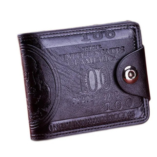 Гаманець чоловічий портмоне 100$ Долар єко-шкіра Чорний - Інтернет-магазин спільних покупок ToGether