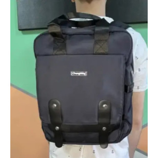 Стильний міський рюкзак з відділом під ноутбук, планшет. Чорний - Інтернет-магазин спільних покупок ToGether