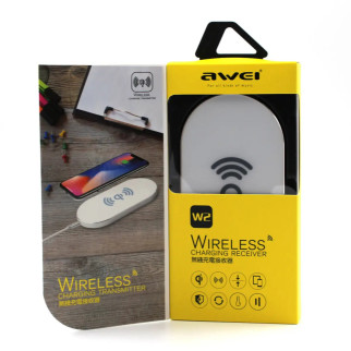 Бездротовий зарядний пристрій для телефону AWEI W2 + WIRELESS CHARGE sale - Інтернет-магазин спільних покупок ToGether