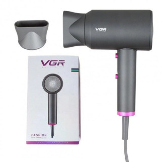 Фен для сушіння та укладання волосся з насадкою VGR V 400 з холодним та гарячим повітрям sale - Інтернет-магазин спільних покупок ToGether