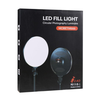 Лампа LED Camera Light Circular 32cm Remote (M666), - Інтернет-магазин спільних покупок ToGether