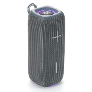 Bluetooth-колонка TG654 Grey з RGB ПІДСВІЧУВАННЯМ, Музика у Кожній Подорожі - Інтернет-магазин спільних покупок ToGether