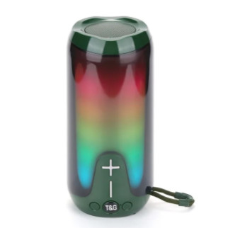 Портативна Bluetooth-колонка TG651 Green з 360° Звуком і RGB Підсвічуванням - Інтернет-магазин спільних покупок ToGether
