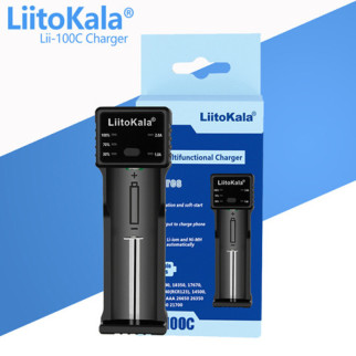 Зарядний пристрій LiitoKala Lii-100C, універсальний зарядний пристрій 18650, 21700, АА, ААА - Інтернет-магазин спільних покупок ToGether