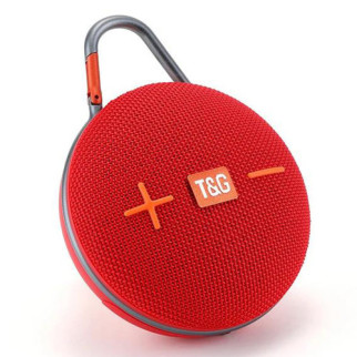 Портативна блютуз колонка з гучним зв'язком радіо автовимкнення червона TG648 TWS speakerphone red - Інтернет-магазин спільних покупок ToGether