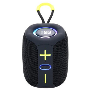 Портативна блютуз колонка чорна з радіо підсвічуванням гучний зв'язок TG658 FM RGB speakerphone black - Інтернет-магазин спільних покупок ToGether
