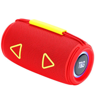Bluetooth-колонка TG657 Red з RGB ПІДСВІЧУВАННЯМ, Підсвіти Музику - Інтернет-магазин спільних покупок ToGether