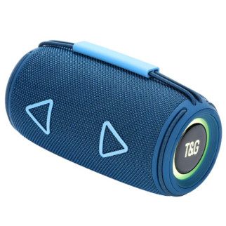 Bluetooth-колонка TG657 Blue з RGB ПІДСВІЧУВАННЯМ, Потужний Звук та Барвисті Вогні - Інтернет-магазин спільних покупок ToGether