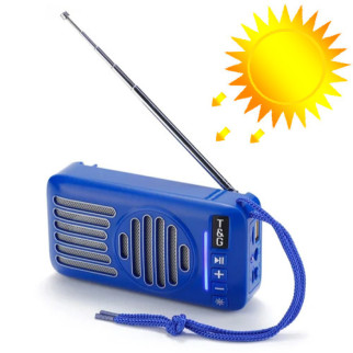 Bluetooth-колонка TG368, speakerphone, радіо, сонячна батарея, blue - Інтернет-магазин спільних покупок ToGether