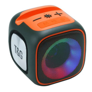 Bluetooth-колонка TG359 з RGB ПІДСВІЧУВАННЯМ, speakerphone, радіо, green - Інтернет-магазин спільних покупок ToGether
