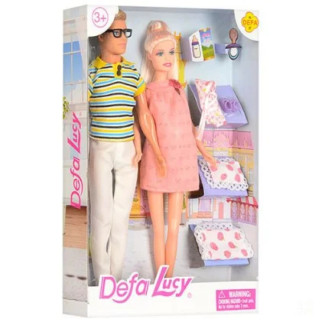 Сім'я типу Барбі і Кен DEFA 8349 вагітна лялька  (Рожева) - Інтернет-магазин спільних покупок ToGether