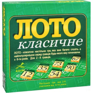 Настільна гра Лото класичне Arial 910046 укр. мовою - Інтернет-магазин спільних покупок ToGether