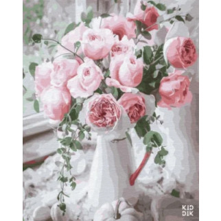 Картина за номерами. Brushme "Букет ніжних троянд" GX29390 - Інтернет-магазин спільних покупок ToGether