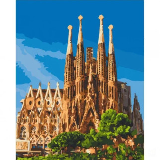 Картина за номерами "Саграда Фамілія. Барселона" Art Craft 11230-AC 40х50 см - Інтернет-магазин спільних покупок ToGether