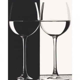 Картина за номерами "Чорне і біле" Art Craft 12144-AC 40х50 см - Інтернет-магазин спільних покупок ToGether