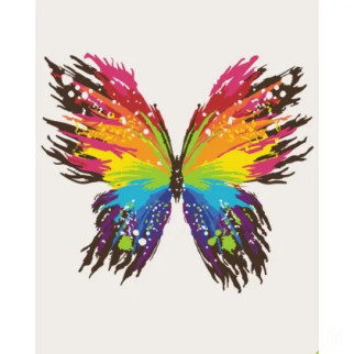 Картина за номерами "Кольоровий метелик" Art Craft 11647-AC 40х50 см - Інтернет-магазин спільних покупок ToGether