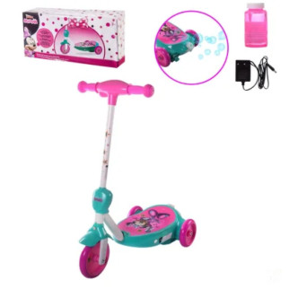 Електросамокат дитячий з мильними бульбашками 3-х колісний MS211 (RL7T) Minnie, колеса PU 110 мм - Інтернет-магазин спільних покупок ToGether