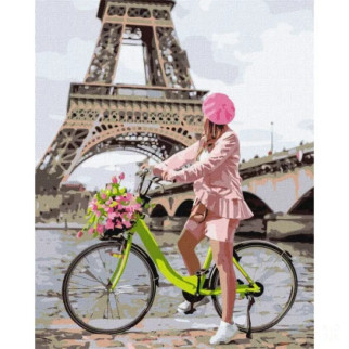 Картина за номерами "Прогулянка Парижем" Ідейка KHO4823 40х50 см - Інтернет-магазин спільних покупок ToGether