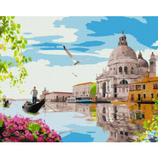 Картина за номерами "Яскрава Венеція" Ідейка KHO3620 40х50 см - Інтернет-магазин спільних покупок ToGether