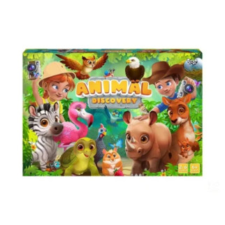 Настільна гра "Animal Discovery" Danko Toys G-AD-01-01U рус - Інтернет-магазин спільних покупок ToGether