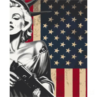Картина за номерами "Американська Монро" Art Craft 10318-AC 40х50 см - Інтернет-магазин спільних покупок ToGether