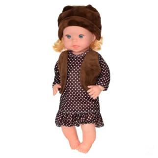Дитяча лялька Яринка Bambi M 5602 українською мовою (Коричнева сукня) - Інтернет-магазин спільних покупок ToGether