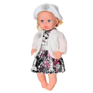 Дитяча лялька Яринка Bambi M 5602 українською мовою (Чорне з білим плаття) - Інтернет-магазин спільних покупок ToGether