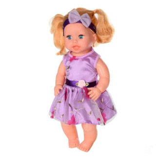 Дитяча лялька Яринка Bambi M 5603 українською мовою (Фіолетова сукня) - Інтернет-магазин спільних покупок ToGether