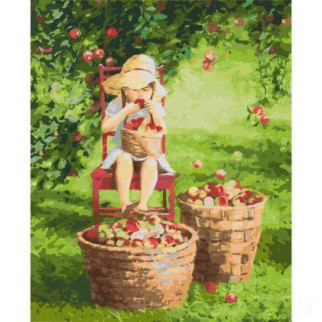 Картина за номерами"Яблучка" Ідейка KHO4788 40*50см - Інтернет-магазин спільних покупок ToGether