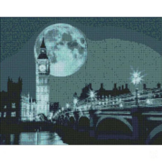 Алмазна мозаїка "Ніч у Лондоні" Ідейка AMO7212 40х50 см - Інтернет-магазин спільних покупок ToGether
