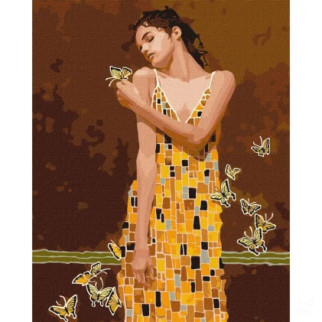 Картина за номерами "В обіймах метеликів" tolstukhin artem Ідейка KHO2600 40х50 см - Інтернет-магазин спільних покупок ToGether