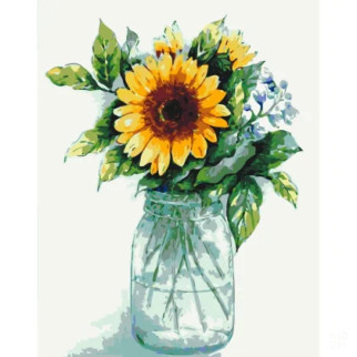 Картина за номерами "Сонячна квітка" Art Craft 13136-AC 40х50 см - Інтернет-магазин спільних покупок ToGether