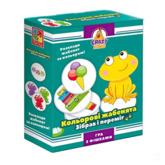 Гра настільна "Кольорові жаби" Vladi Toys VT8025-06 укр - Інтернет-магазин спільних покупок ToGether
