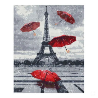 Алмазна мозаїка "Дощовий Париж" Brushme DBS1022 40х50 см - Інтернет-магазин спільних покупок ToGether