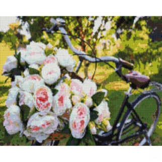 Алмазна мозаїка "Трояндовапоїздка" DBS1008  Brushme 40х50 см - Інтернет-магазин спільних покупок ToGether
