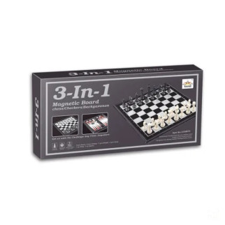 Шахи магнітні 3 в 1 QX54810 поле 19 х 19 см - Інтернет-магазин спільних покупок ToGether