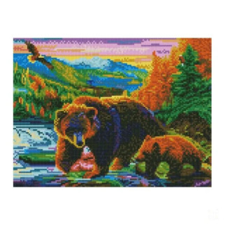 Алмазна мозаїка "Мешканці Аляски" EJ1410, 40х30 см - Інтернет-магазин спільних покупок ToGether