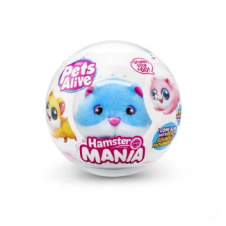Інтерактивна м'яка іграшка Кумедний хом'ячок Pets & Robo Alive 9543-1 блакитний - Інтернет-магазин спільних покупок ToGether