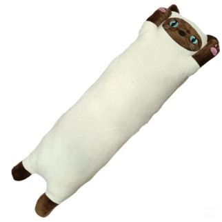 М'яка іграшка "Кіт батон" K15312, 105 см (Білий) - Інтернет-магазин спільних покупок ToGether