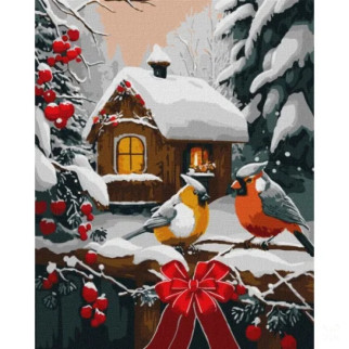 Картина за номерами "Снігова казка" art_selena_ua Ідейка KHO6534 40х50 см - Інтернет-магазин спільних покупок ToGether