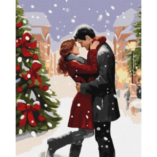 Картина за номерами "Зимова романтика" art_selena_ua Ідейка KHO8347 40х50 см - Інтернет-магазин спільних покупок ToGether