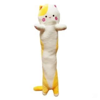 М'яка іграшка антистрес "Кіт батон" K15216, 70 см (Жовтий) - Інтернет-магазин спільних покупок ToGether