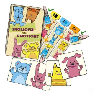 Настільна карткова гра "Emotions" Майстер MKZ0810 склад першим ряд - Інтернет-магазин спільних покупок ToGether